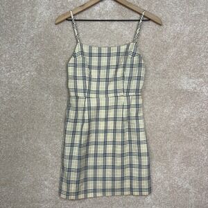 Princess Polly LIONESS Plaid Mini Dress Size XS Bodycon‎ Club